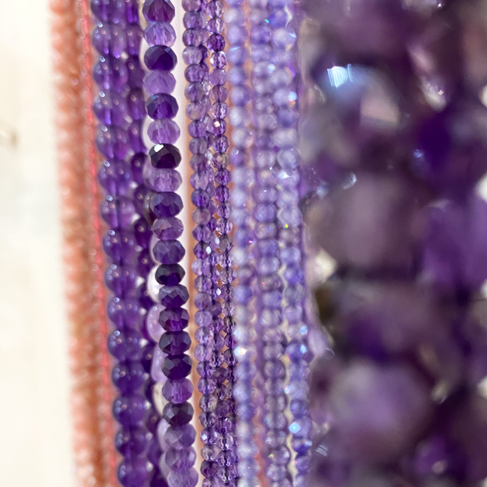 Natural Stone Beads Threads