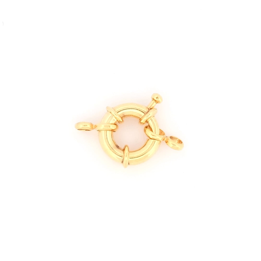 13mm shackle clasp in 24K gold plated brass Premium
