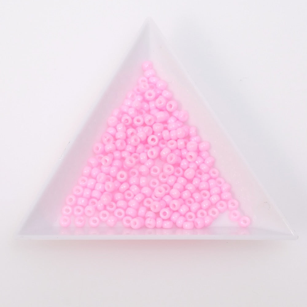 5 grams Miyuki Rocailles beads 8/0 N°0415 Opaque Pink