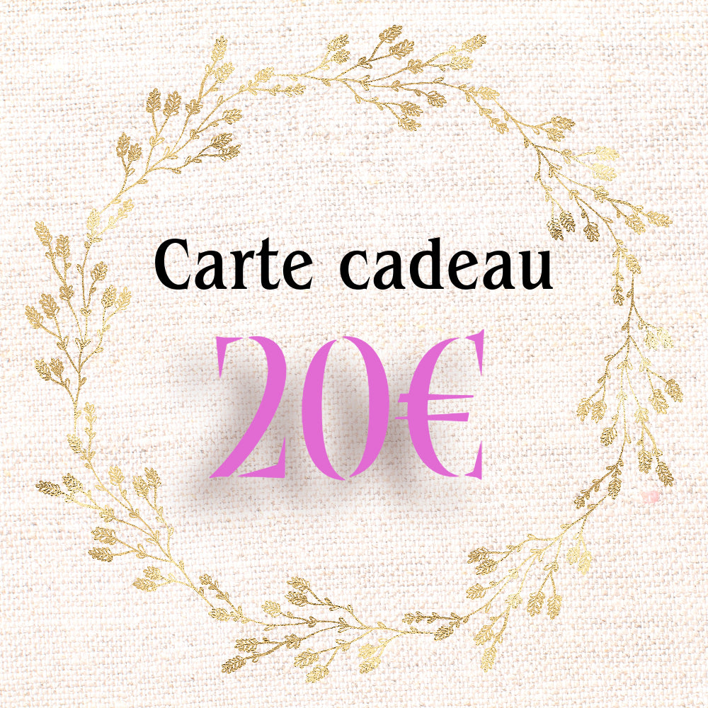 20€ - La Carta Regalo &lt;tc&gt;Perles Corner&lt;/tc&gt;