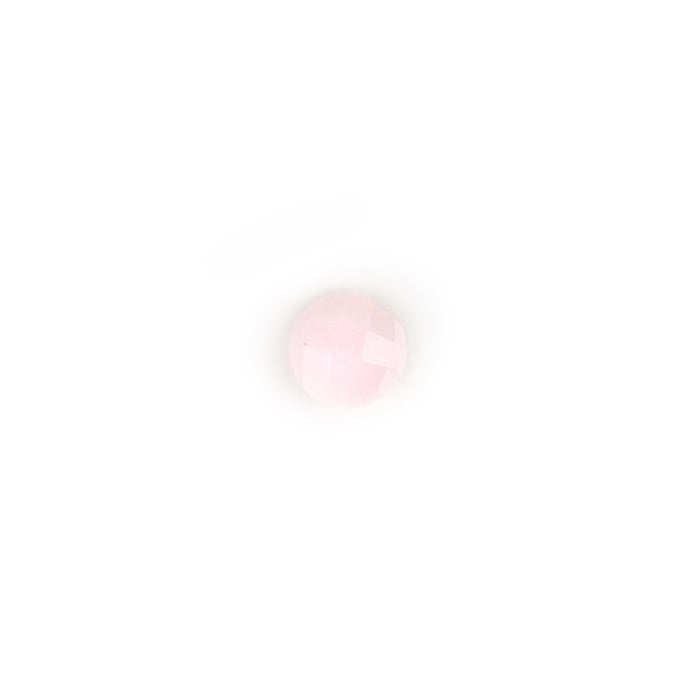 Faceted Round Cabochon in 6mm Pink Opal