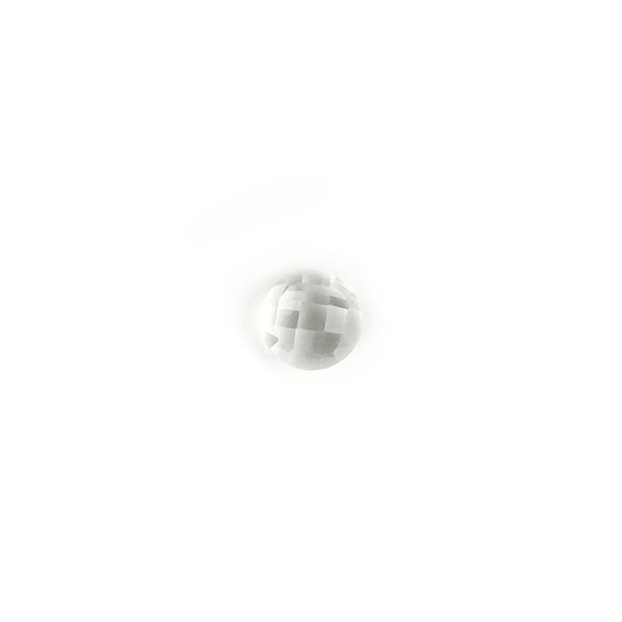 Faceted Round Cabochon in 6mm Quartz