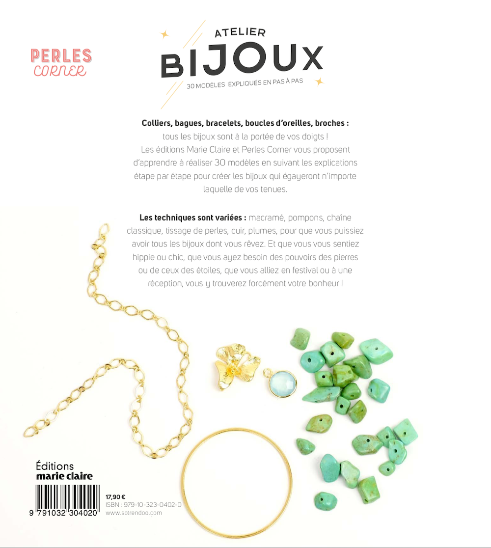 Perles Corner Jewelry Workshop Book - Marie Claire Edition