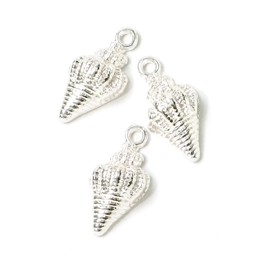 4 small shells Silver 925 Premium