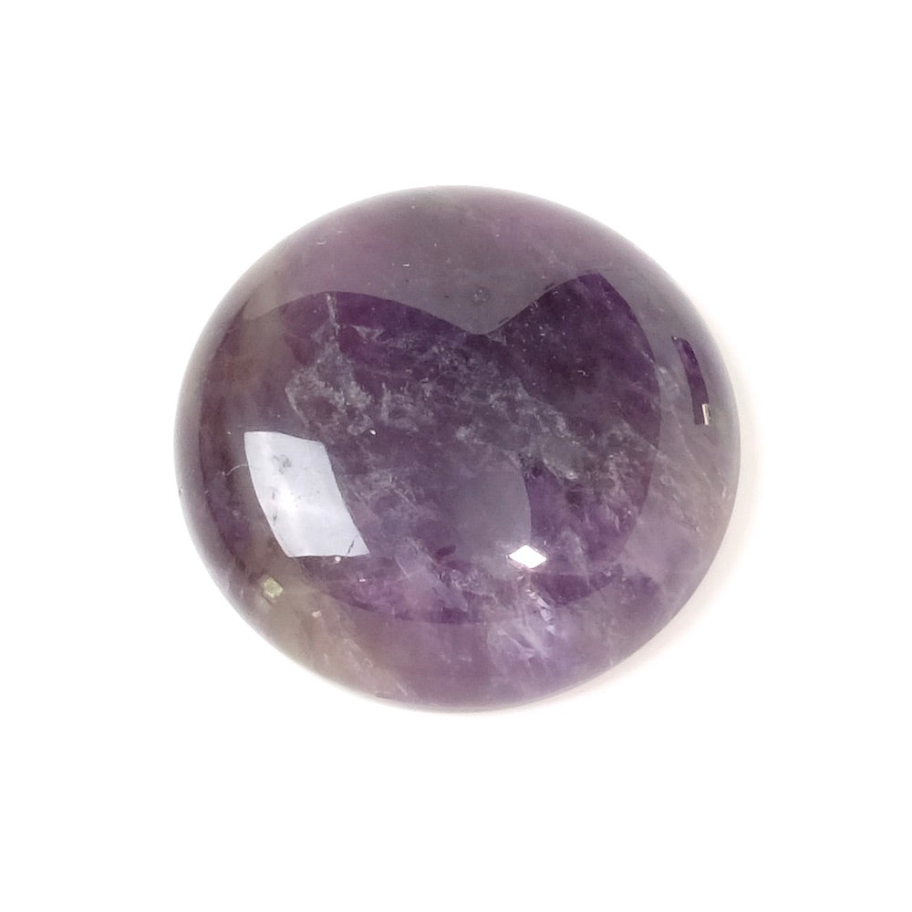 Cabochon redondo pedra natural 25mm ametista