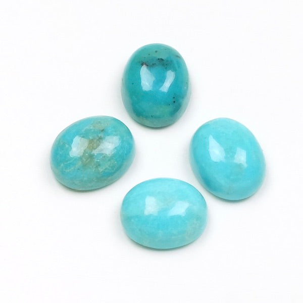 Natural stone Cabochon Oval 8 x 10mm Turquoise Arizona