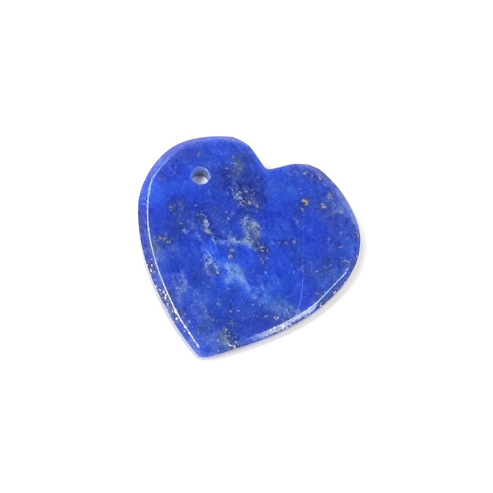 Heart pendant in natural Lapis Lazuli stone - confidence