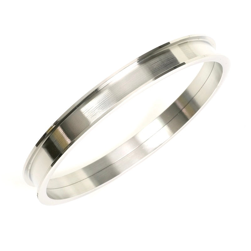 Silver Plated Rigid Bangle Bracelet for 6.5mm Miyuki Bead Weaving