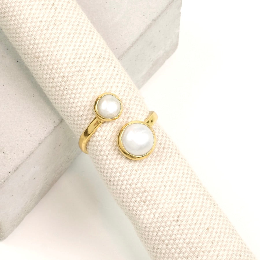 Ring Lise Nacre - Millegrain