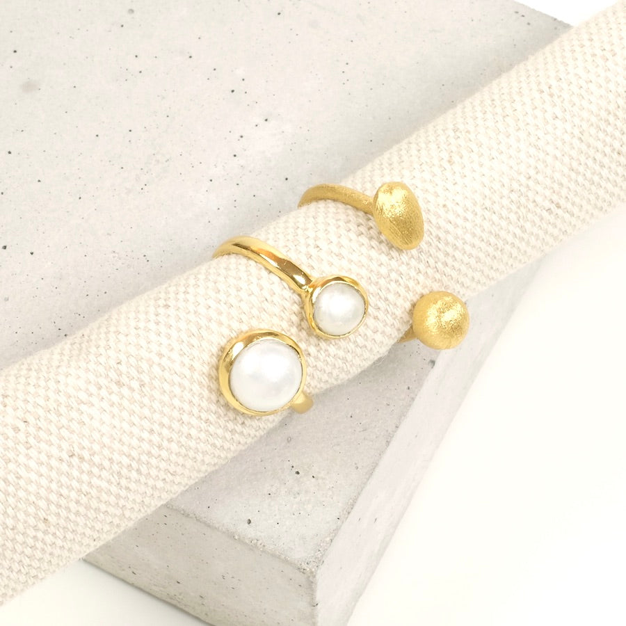 Ring Lise Nacre - Millegrain