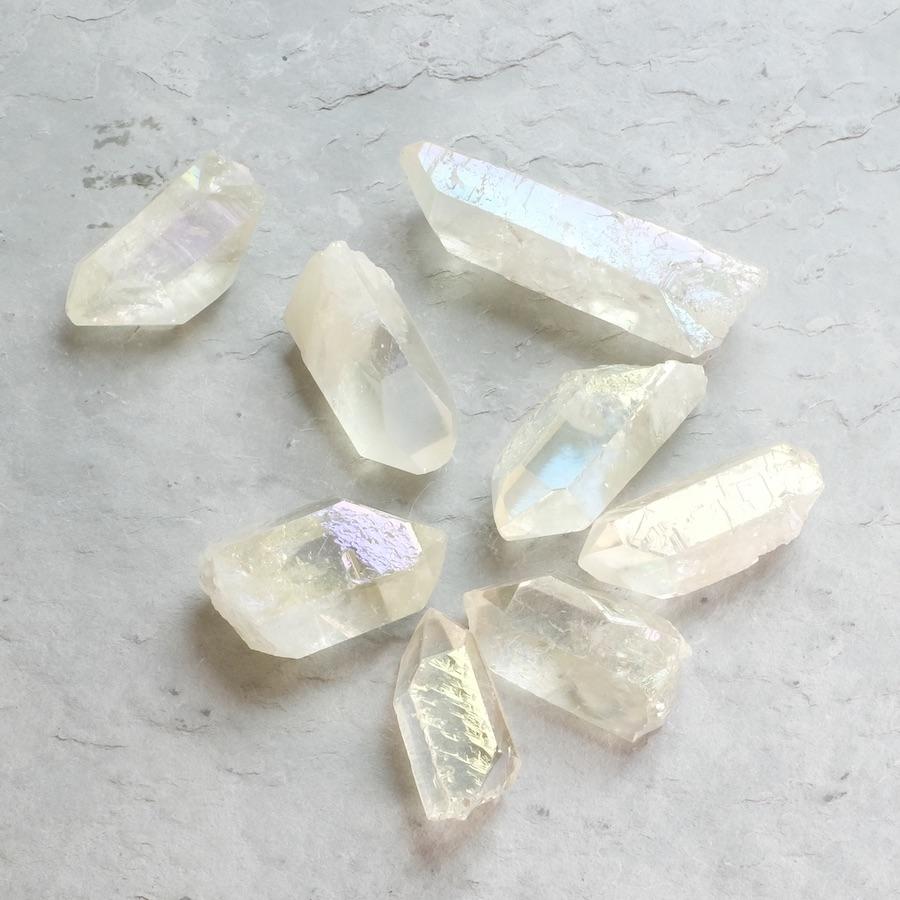 Angel tip wird Quarzkristall haben - reines Mineral