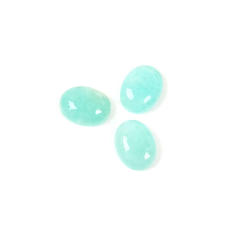 Natural stone Cabochon Oval 6 x 8mm Amazonite