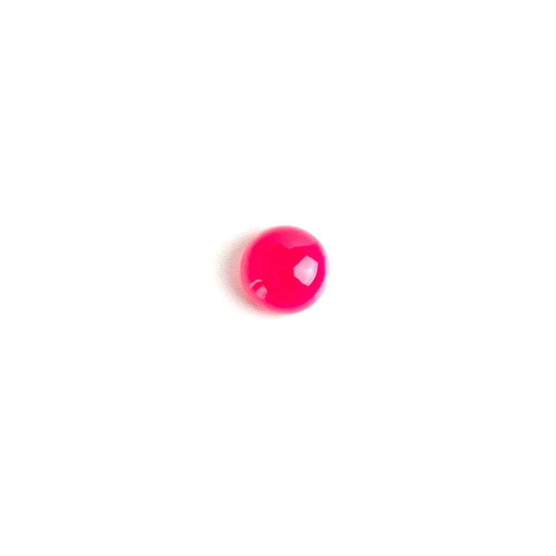 Round 6mm Fuchsia Chalcedony natural stone cabochon