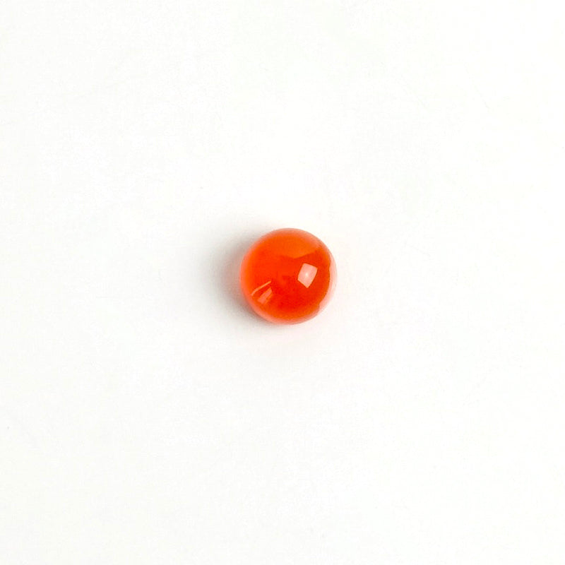 Round 6mm Natural Stone Cabochon - Red Onyx