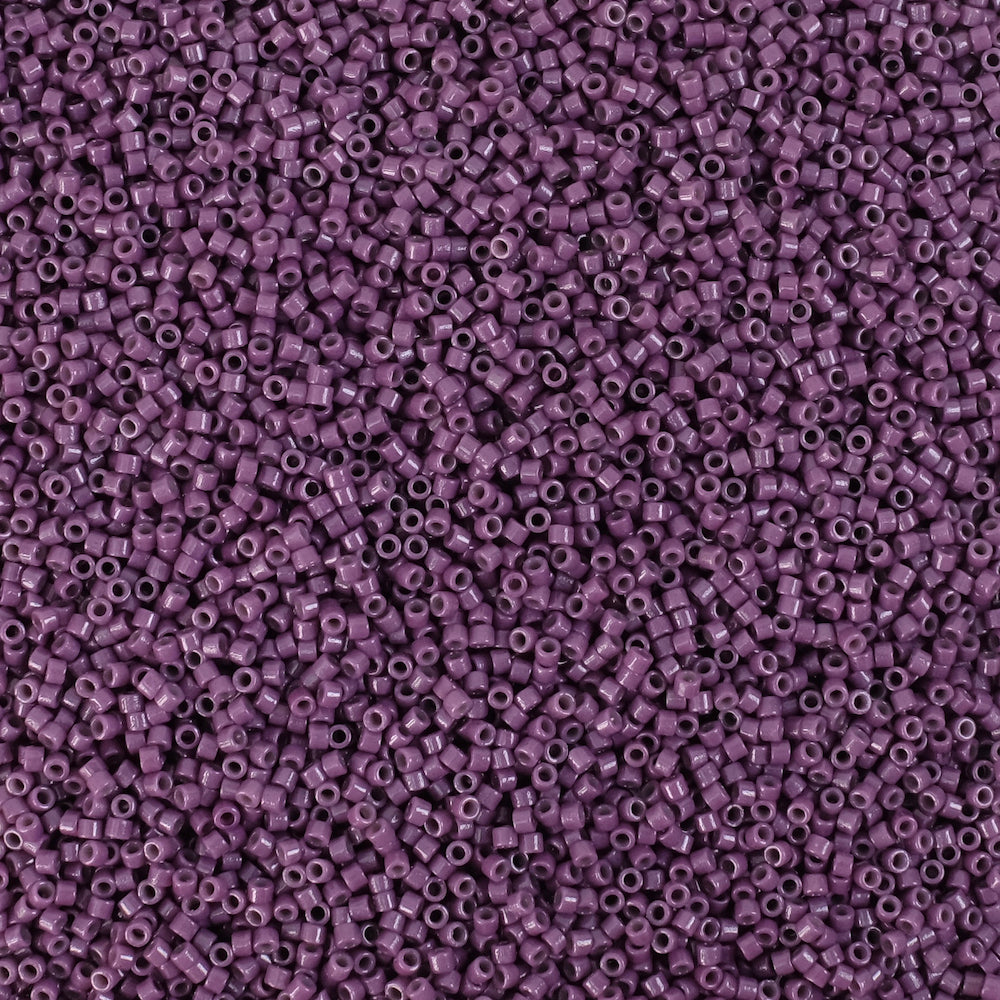 8 grams of Miyuki Délica 11/0 Duracoat Opaque Dyed Grappe DB2360 beads