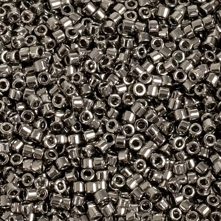 8 grams of Miyuki Délica 11/0 Nickel Plated DB0021 beads