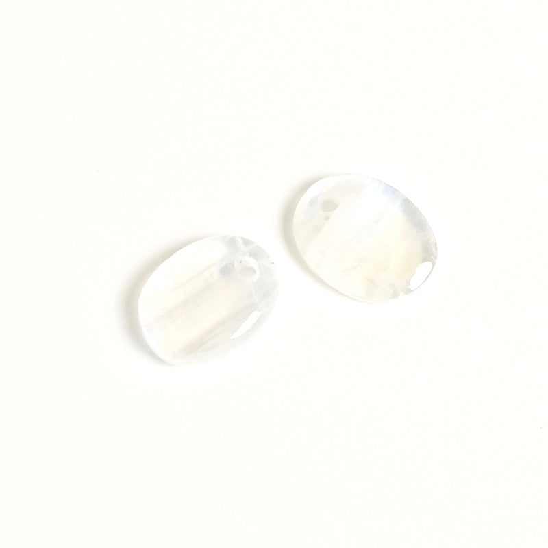 Natural Oval Moonstone 8x10mm Pendant