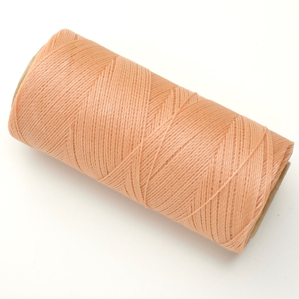 Linhasita 0.5mm Waxed Thread Spool for Micro Macramé - Nude