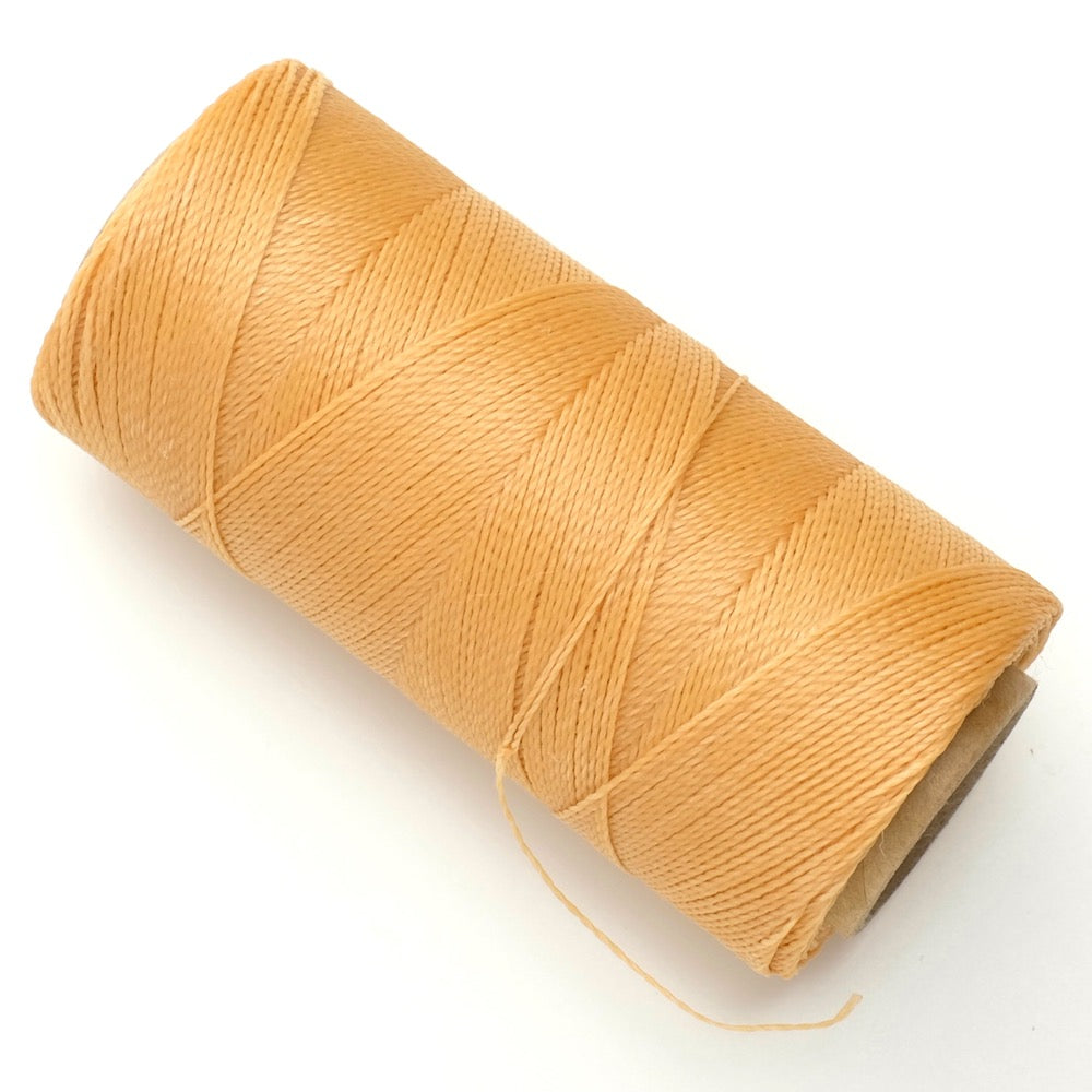 Linhasita 0.5mm Waxed Thread Spool for Micro Macramé - Vanilla