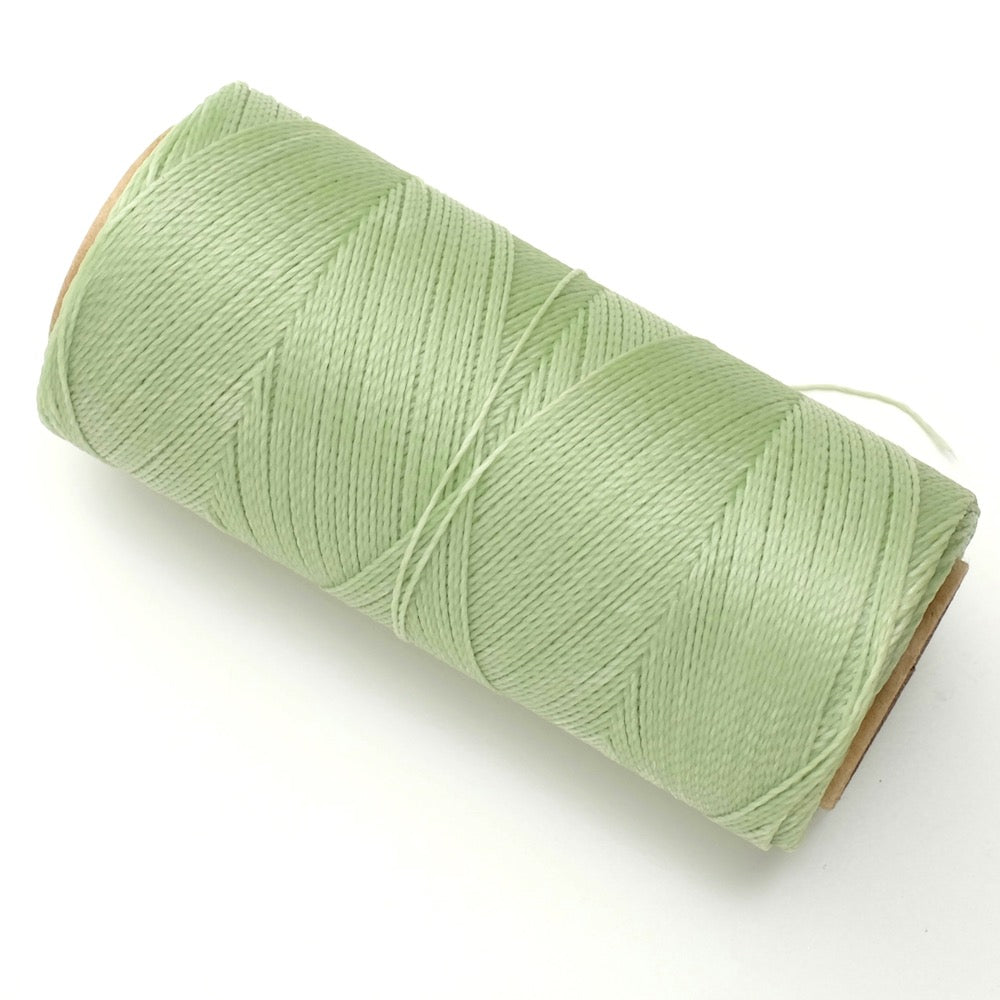 Linhasita 0.5mm Waxed Thread Spool for Micro Macramé - Anise Green