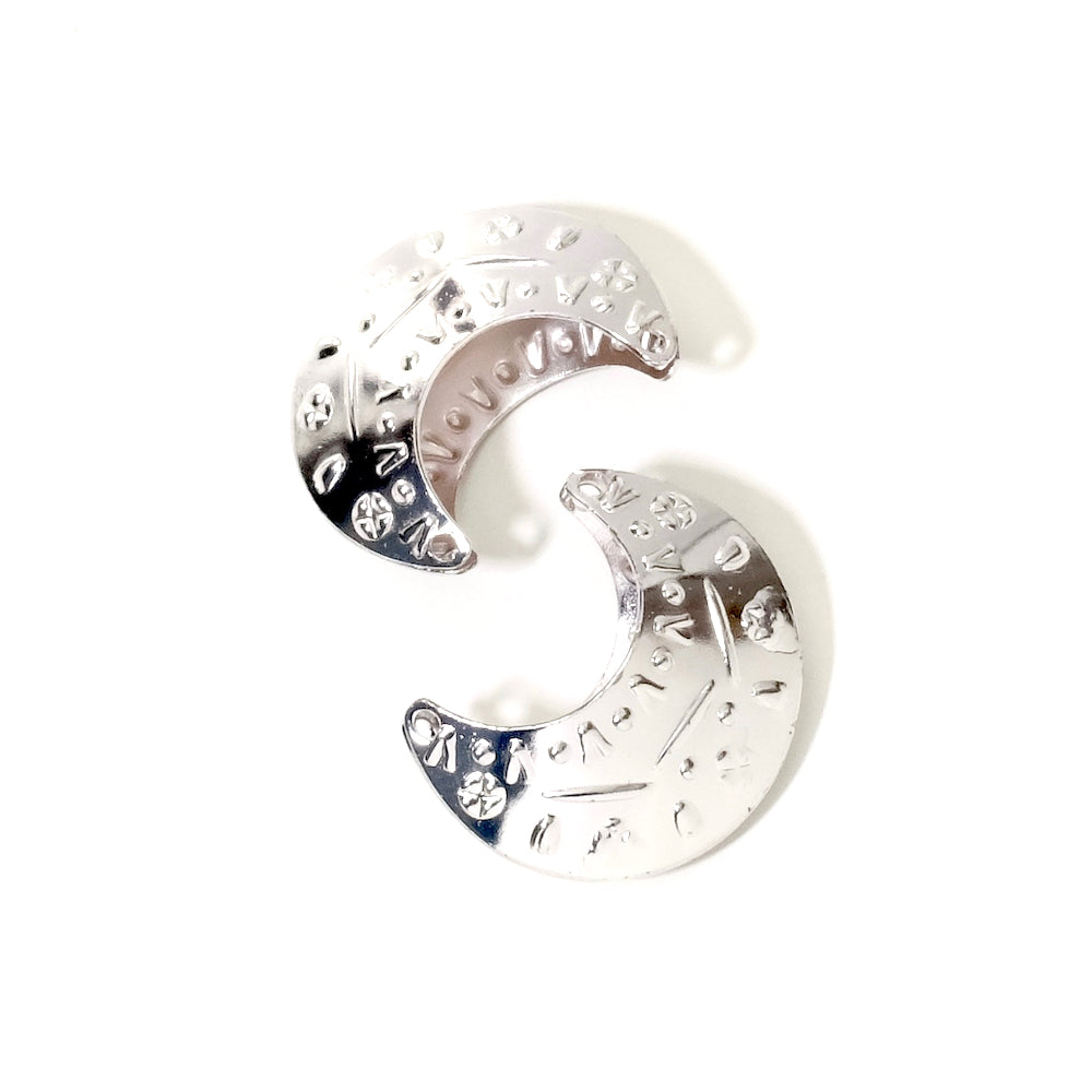 Premium 925 Silver-plated Brass Ethnic Moon Pendant