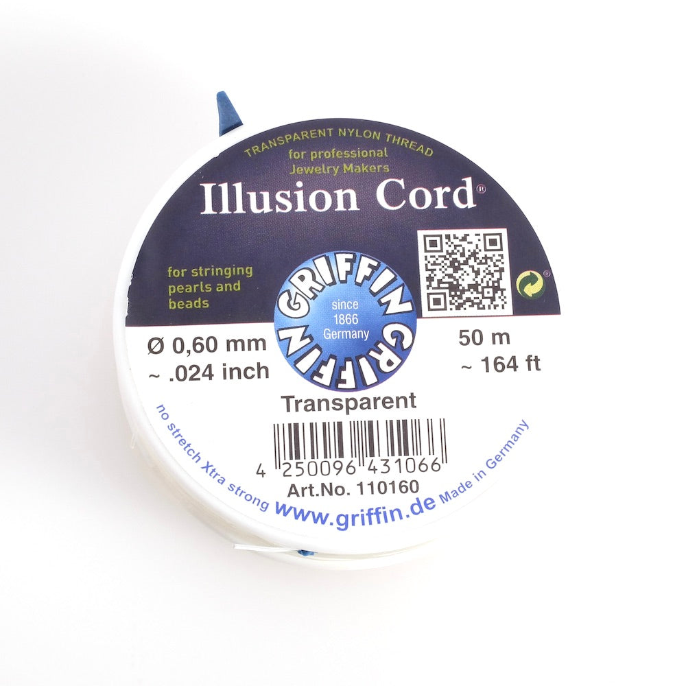 50-meter spool of Griffin 0.60mm transparent nylon thread