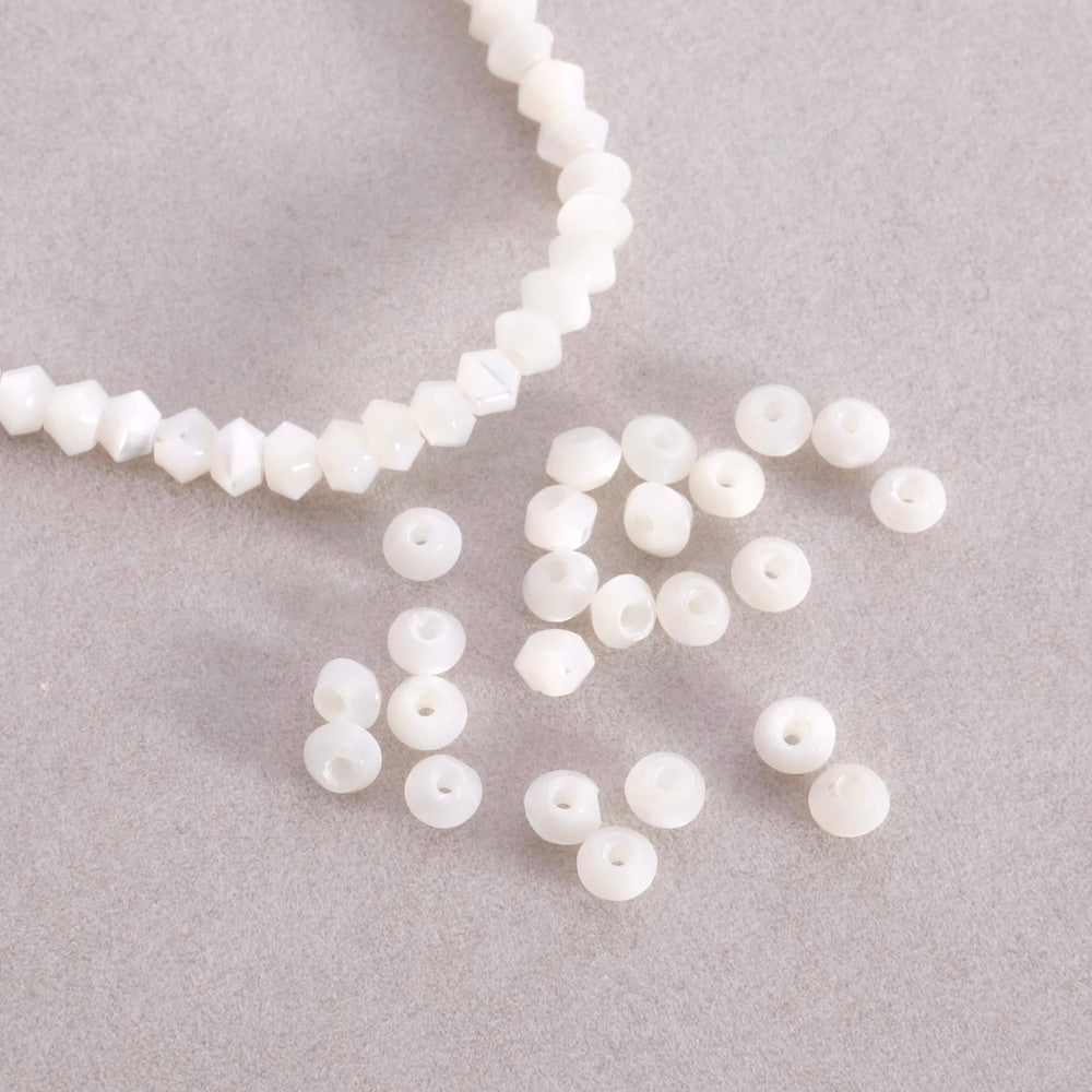 10 small irregular Mother-of-Pearl pearls