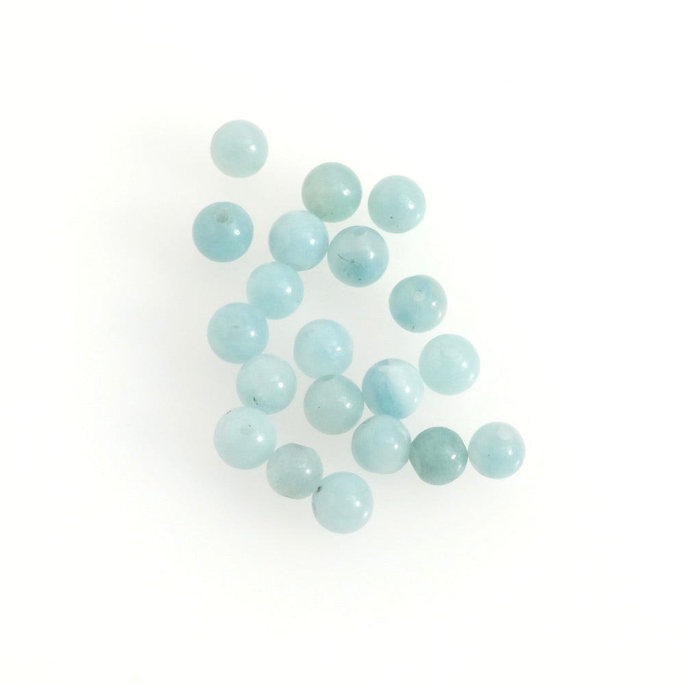 20 natural 4mm round Amazonite beads