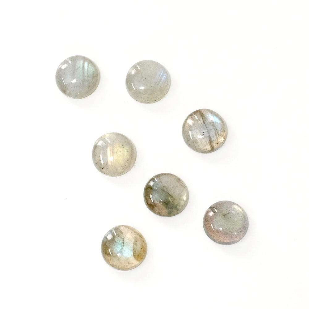 Cabochon natural stone 8mm Labradorite