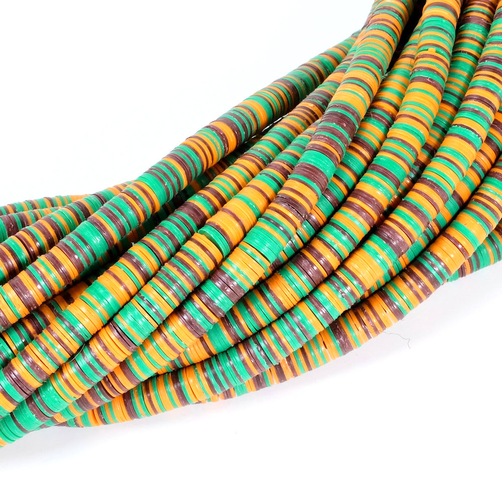 Genuine Heishi Mix 6mm African Vulcanite Vinyl Beads TULUM