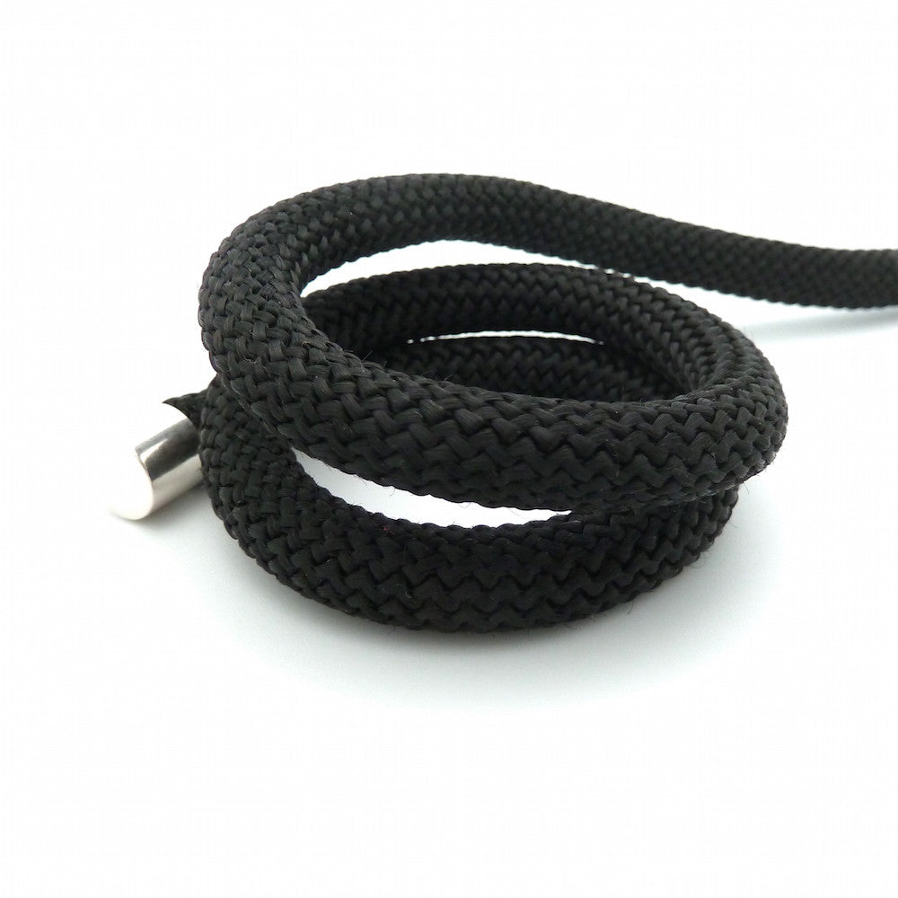 1 meter of 10mm Black braided cord