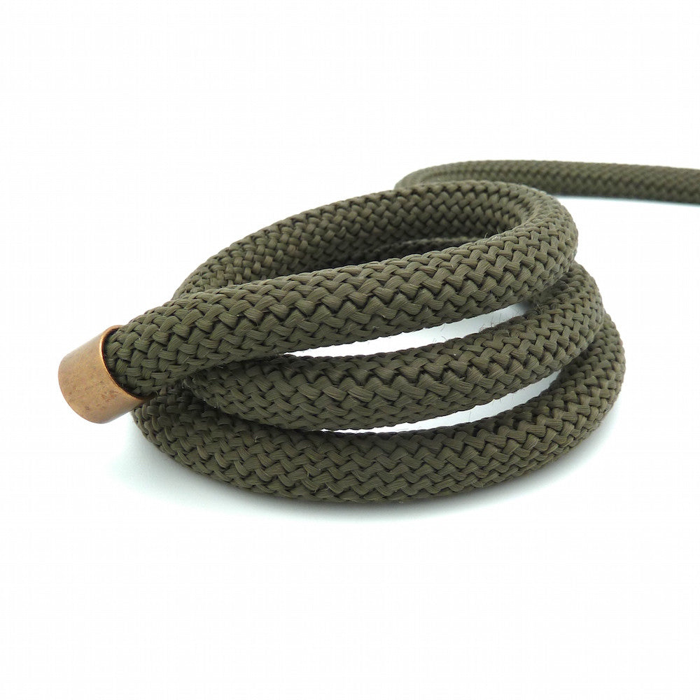 1 meter of 10mm Khaki braided cord