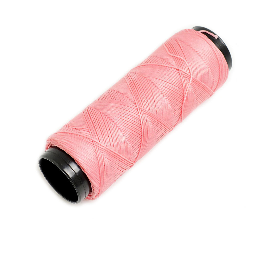 Waxed polyester 0.6mm sold by 2-meter piece Pink