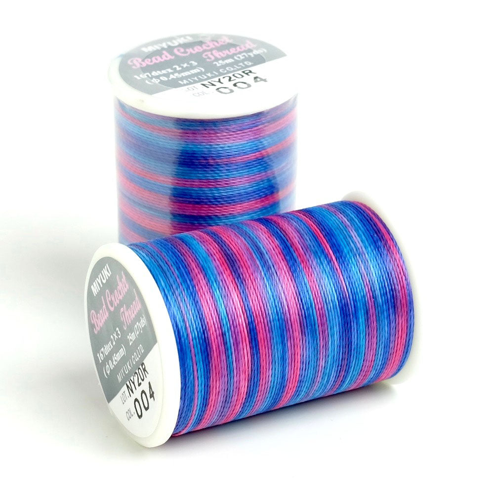 Miyuki Bead Crochet 0.45mm Spool of 25 meters No. 04 Gemtones