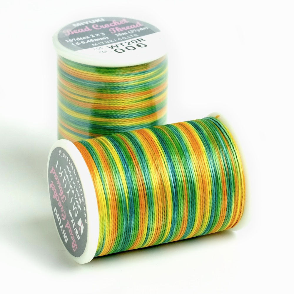 Miyuki Bead Crochet 0.45mm Spool of 25 meters No. 06 Earth tone