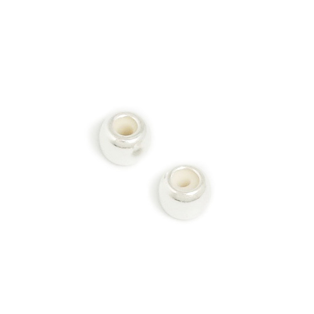 2 Premium 925 silver-plated sliding Stopper beads
